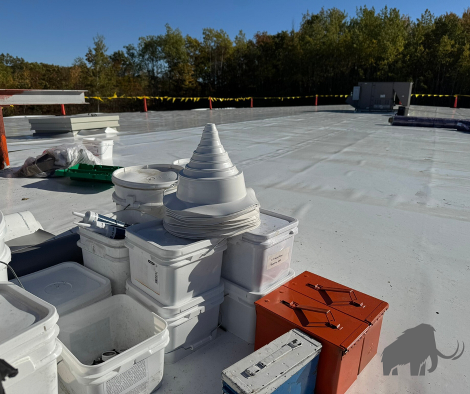 Commercial Roofing Products being used